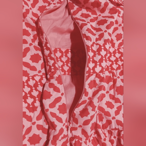 VINEYARD VINES Women's Mixed Tiered Print Dress Size XL - Picture 6 of 12